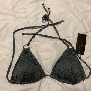 Aqua Blu String Bikini Top